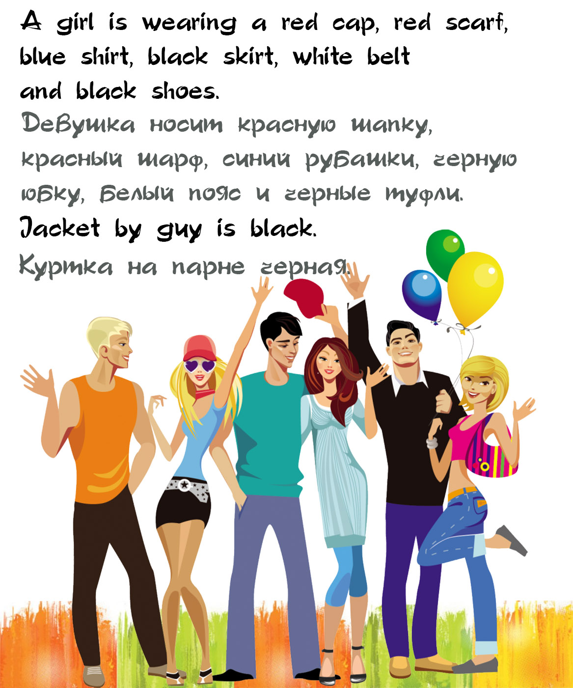 Английский язык Тема одежда